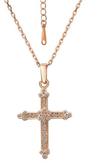Colar Crucifixo Dourado